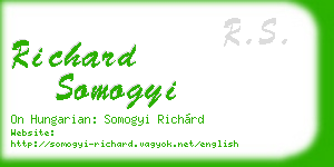 richard somogyi business card